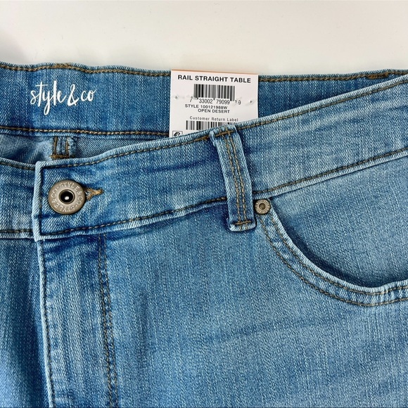 Style & Co RAIL STRAIGHT TABLE IN OPEN DESERT SIZE 16W - Picture 4 of 10